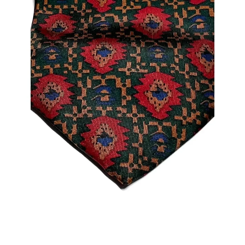 Tiffany & Co. LN Multicolor Print 100% Silk Tie Necktie 57